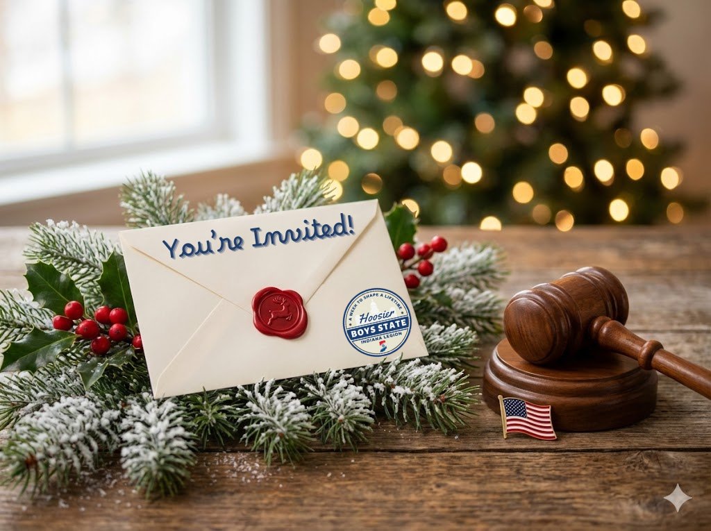Merry Christmas from Hoosier Boys State! 🎄

Give the gift of a lifetime this year by encouraging a high school junior to lead.

🚨 Applications Open: January 12, 2026

#HoosierBoysState #MerryChristmas #LegionFamily