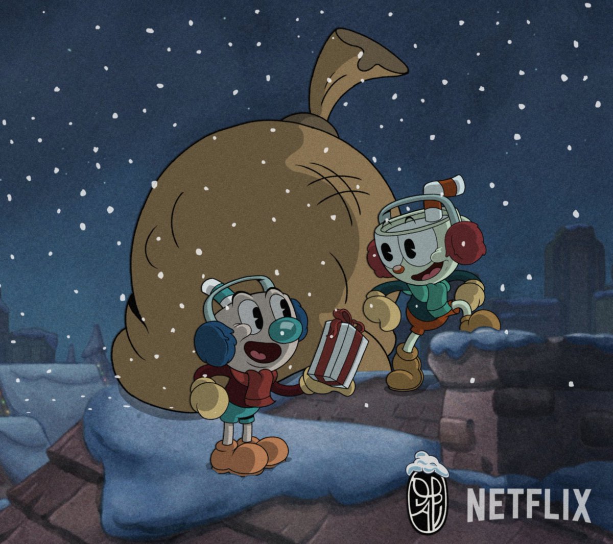 DanielBuenrost0's tweet photo. As kids fall asleep, Christmas wakes up
#Cuphead #ChristmasEve #Cupheadshow #fanart https://t.co/3L1VgQksEV