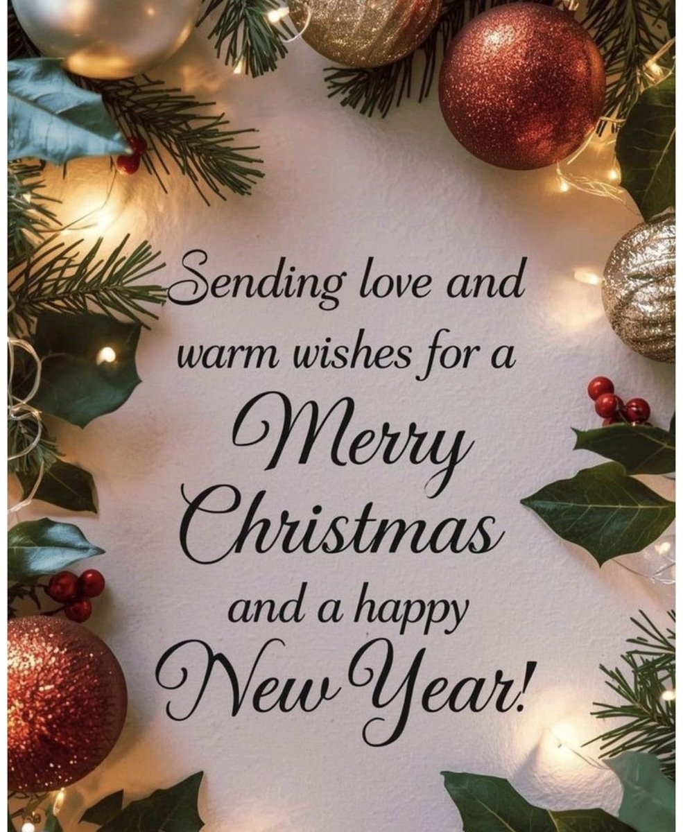 As the year comes to a close, I would like to take a moment to express my heartfelt gratitude to you all.

Christmas reminds us of hope, generosity, and the importance of supporting each other.

#MerryChristmas and #HappyNewYear2026