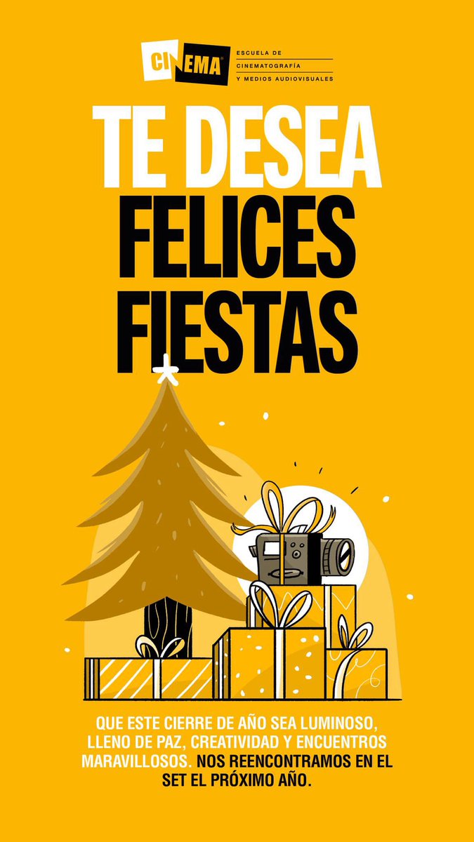 Que este cierre de año llegue con luz, creatividad y descanso merecido.
Gracias por ser parte de esta comunidad que crea, aprende y cree en el cine como un espacio para encontrarnos.
Nos vemos el próximo año en el set, con nuevas ideas y muchas historias por contar. 🎥
