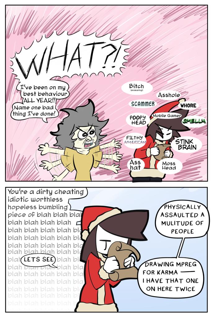 KaylaArtwork's tweet image. The Naughty List

no not that one