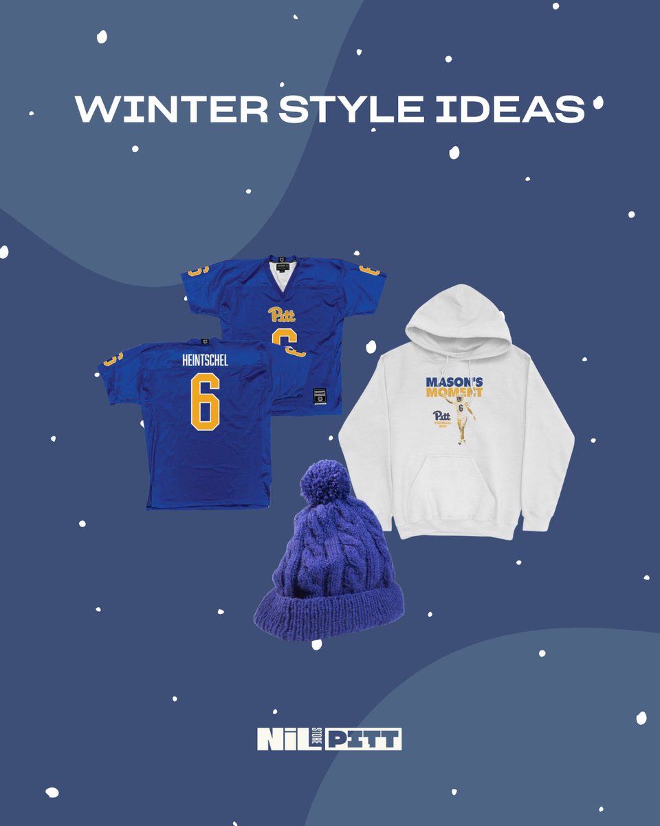 NILStorePitt's tweet image. Cold out, but you still wanna rep your favorite athlete? Here are some ideas! 

Shop at the Pitt NIL Store today!

🔗nil.store/pitt

#H2P