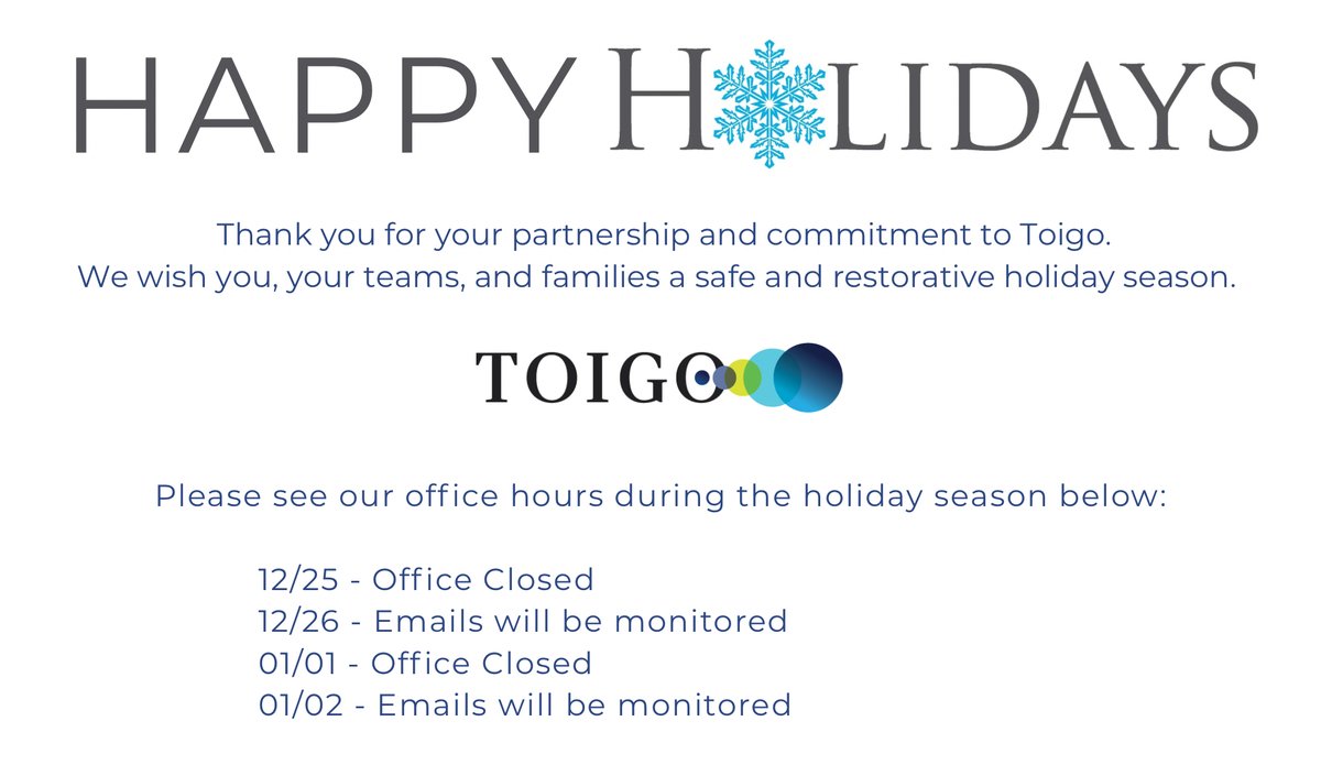 Toigo Foundation tweet media