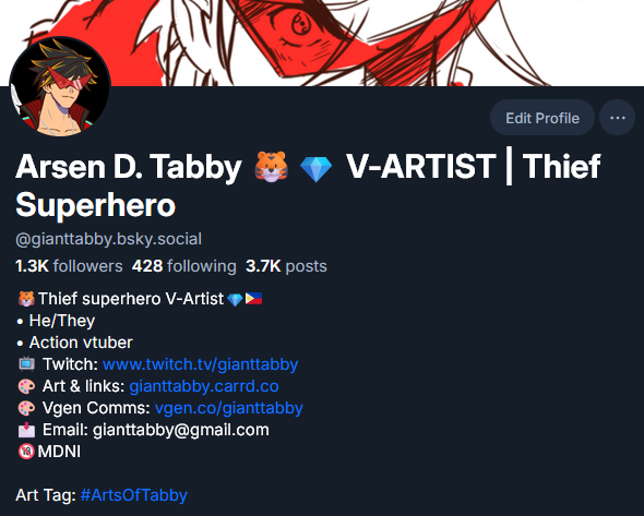 Arsen D. Tabby 🐯💎Superhero Vtuber tweet media