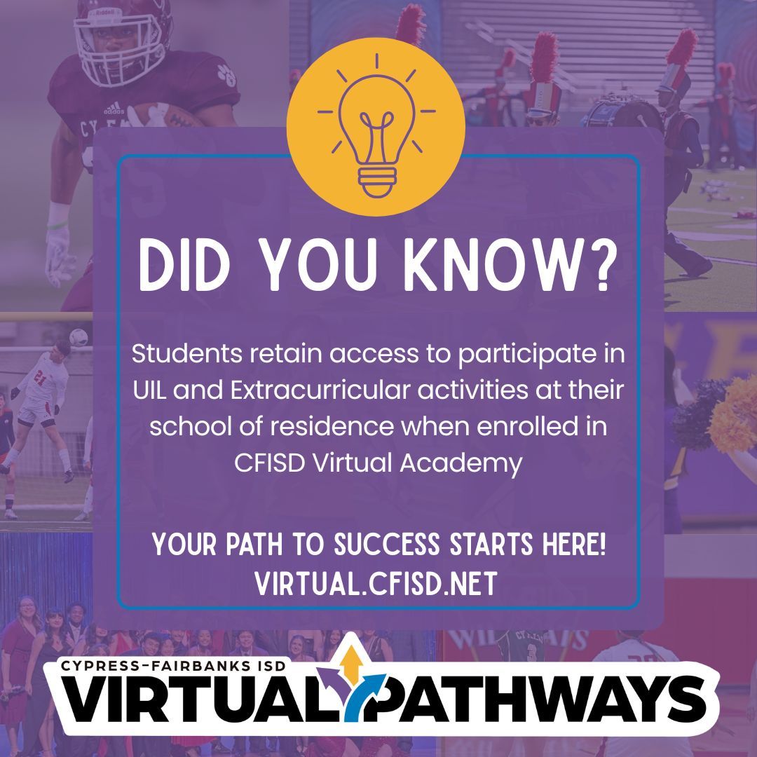 CFISD Virtual Pathways tweet media