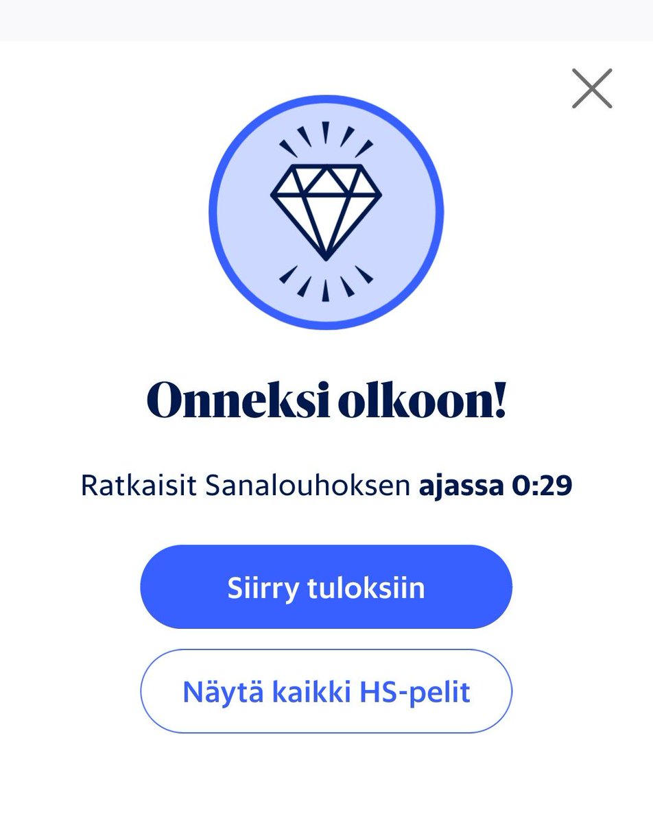 Tänään alittui 👻raja.