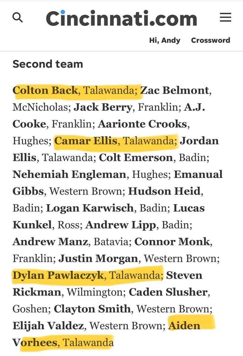 Talawanda Football tweet media