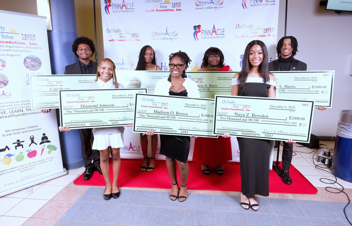 LHTYF's tweet image. It's Christmas Eve, we're excited for this holiday week. But first, here's a look back at our 2025-2026 student honorees who received college scholarship for next year. #2025LHTYFPinnacleAwardsandScholarshipGala #charity #ATL #nonprofit