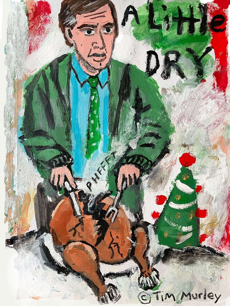 timmurleyart's tweet photo. Deflating turkey dinner. 🍲🦃🎄 #christmasvacation #christmasvacationmovie #turkeydinner #chevychase #nationallampoonschristmasvacation #MerryChristmas #Christmas #ChristmasEve #christmasjumperday #ChristmasRevel2025 #movies #Vacation #wednesdaymotivation #Wednesdayvibe #Turkey https://t.co/ITxO5WdAmo