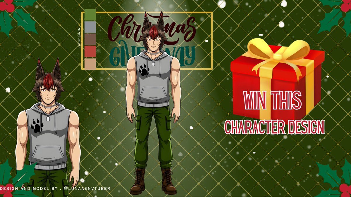Lunaaenvtuber's tweet photo. 🎄Christmas VTuber Giveaway! 🎄

Spread some holiday cheer with a festive gift! I’m giving away 1 ready-made PNG VTuber model

How to Enter:
🔹 Follow &amp; RT
🔹 Drop your OC

Ends: December 31st
Giveaway valid if we reach 100+ participants!
#Christmas #raffle #Giveaway #Vtuber #png https://t.co/x0VCm6Z9s5