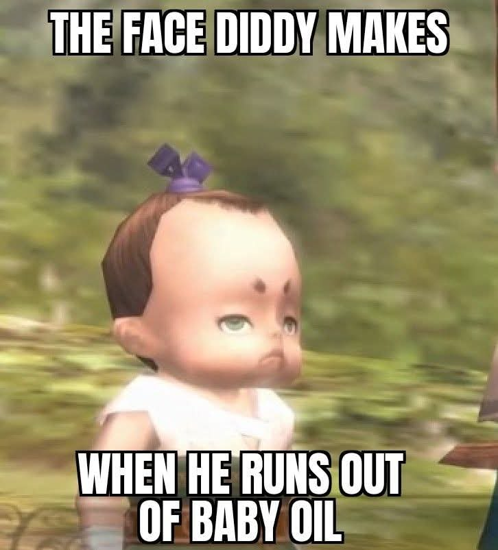 #DiddyFreakoffs #diddyparty  #LegendOfZelda  #meme #babyoil