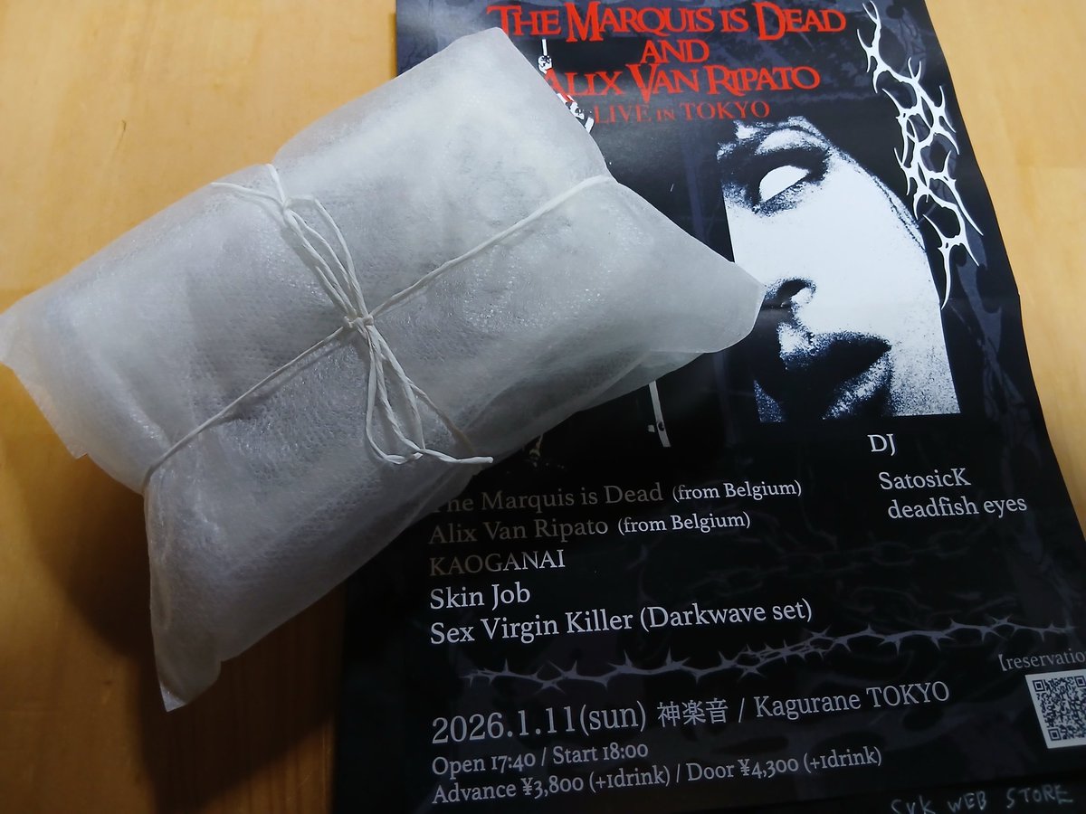 Sex Virgin Killerのカセットテープ『光の盾』が届きました…✨