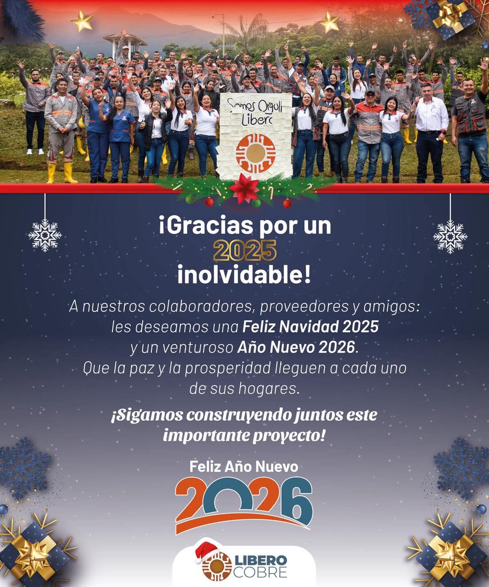 🎄✨ Navidad es agradecer el camino recorrido ✨🎄

Hoy celebramos mucho más que una fecha. Celebramos el esfuerzo compartido, los aprendizajes, los retos superados y cada paso que dimos juntos durante este 2025.

A nuestros colaboradores, proveedores, comunidades y aliados: