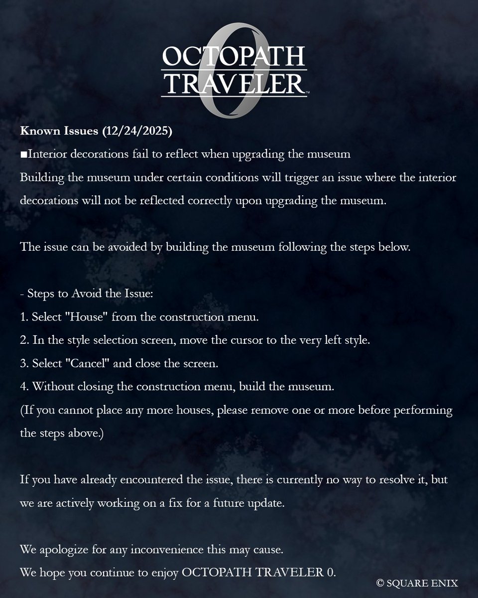 Square Enix HD-2D Games tweet media