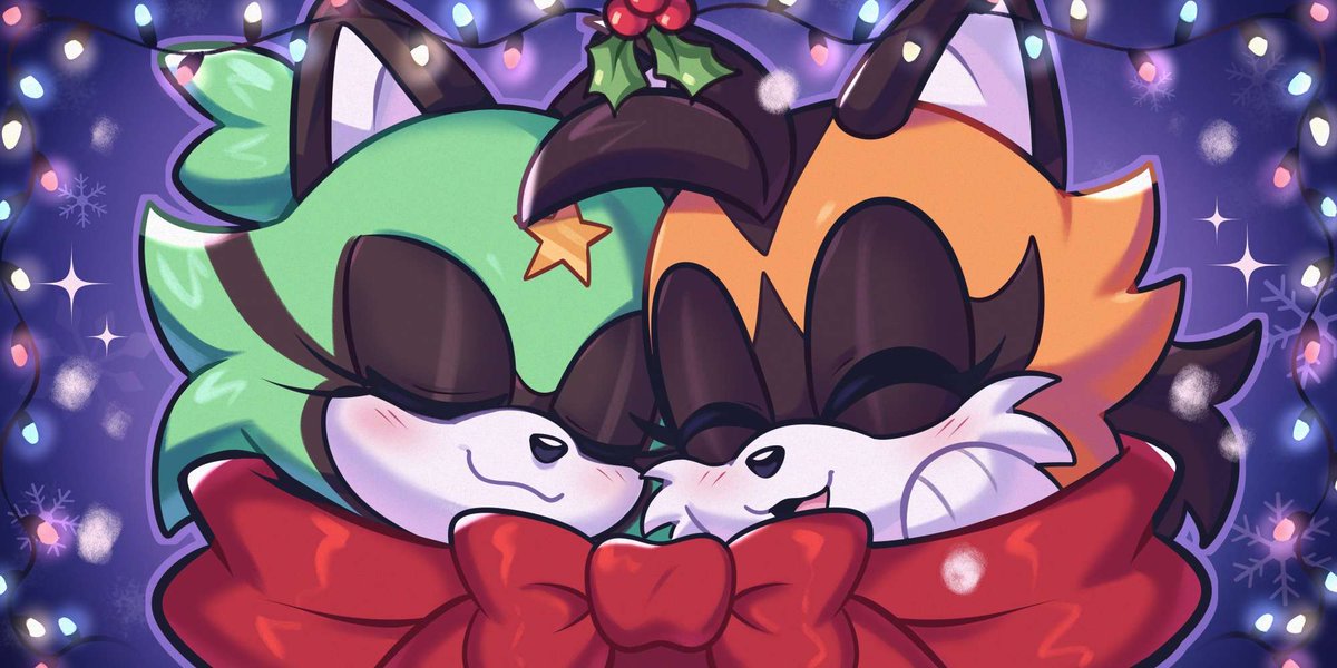 Merry Christmas everyone! 🎄💚

(art by @/LouLubally)