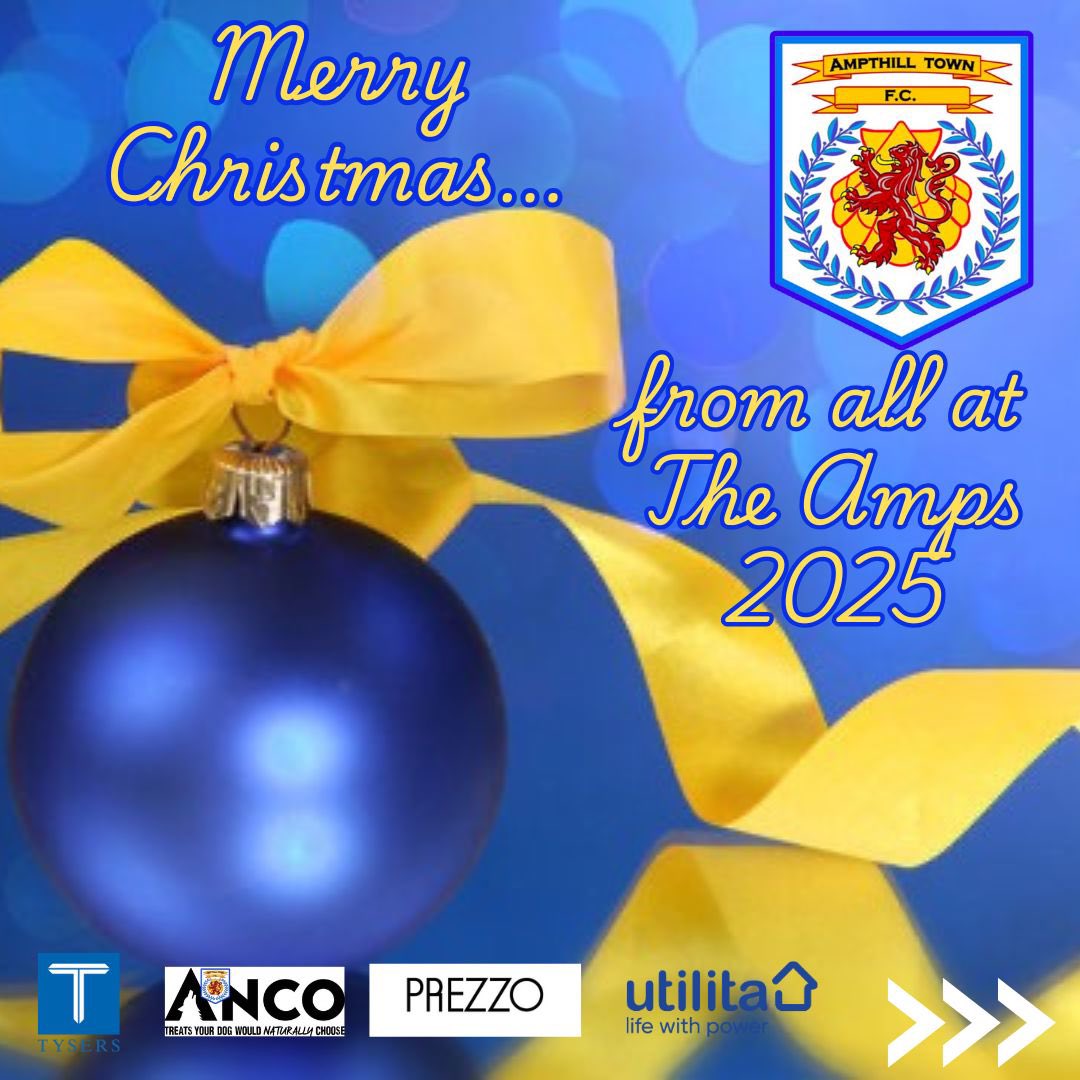 ampthillfc's tweet image. Merry Christmas to all of our supporters, sponsors, volunteers, players, officials,   Friends n Foes at Christmas time.  Best Wishes for Christmas Day , The Amps 2025.  @ampthillinfo @wakeyjoes @TcT_ATFC @SSMFLOfficial @BedsFA