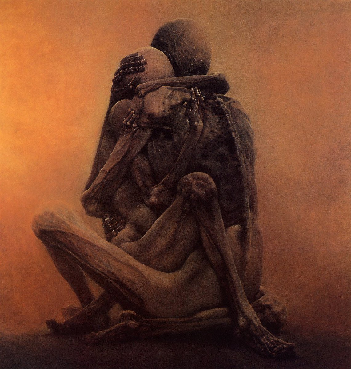 solisolsoli's tweet photo. Untitled, 1984, by Zdzisław Beksiński https://t.co/N1wWbI1JvK