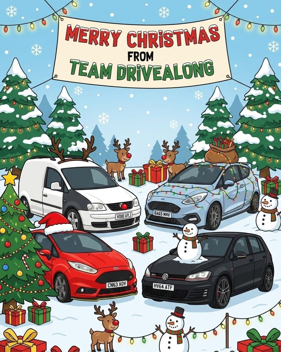 DriveAlong265's tweet image. Merry Christmas for the DriveAlong youtube team. Just want to say thank you for this fantastic year and for helping us grow the channel. Bring  2026.

@Lucy_Oc1 @YouTube @YouTubeCreators 

#car #yt #Christmas #FestiveSeason #car #st #golf #vw #ford #YouTube #yourpage #st
