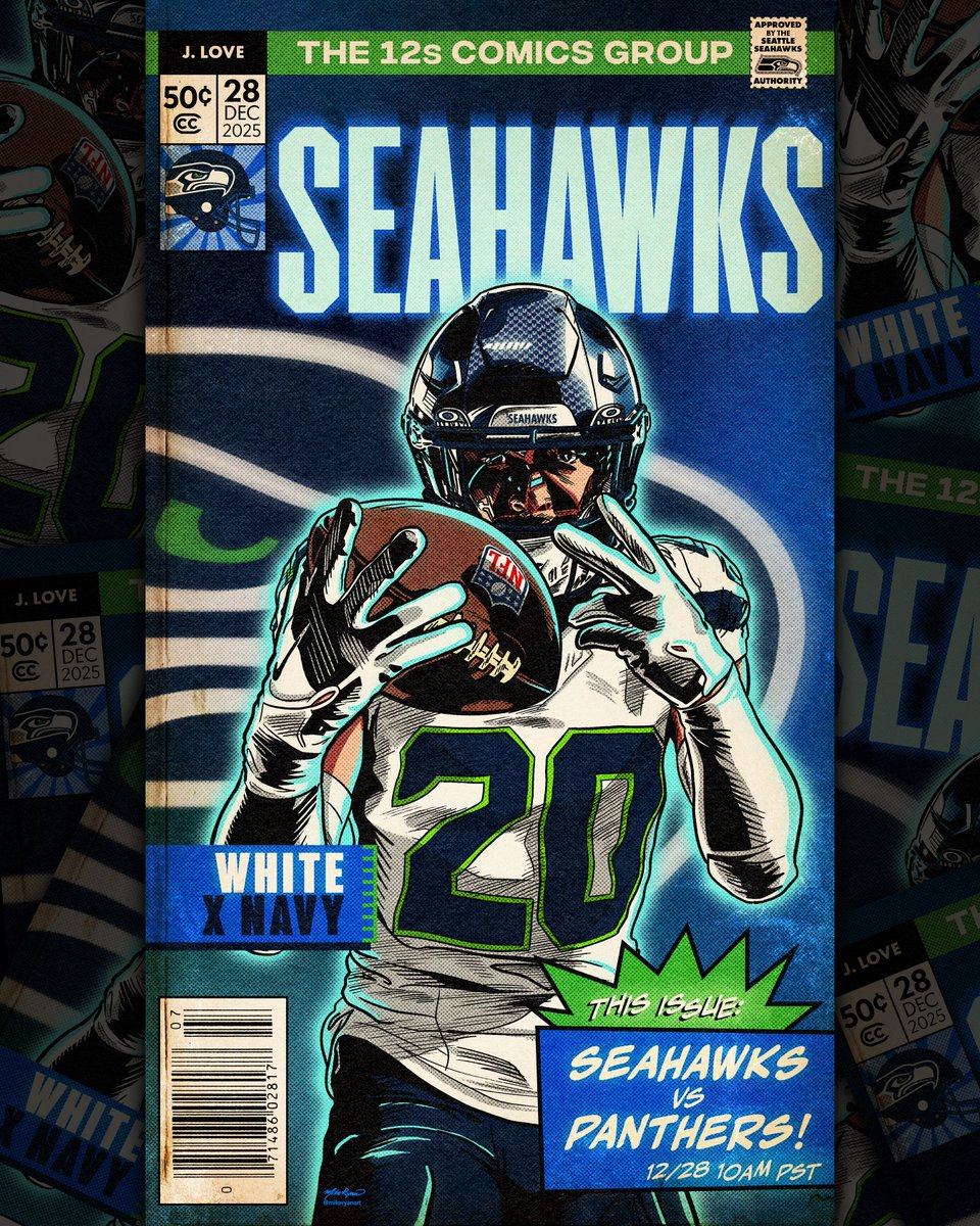 White on navy for Week 17. 🧵