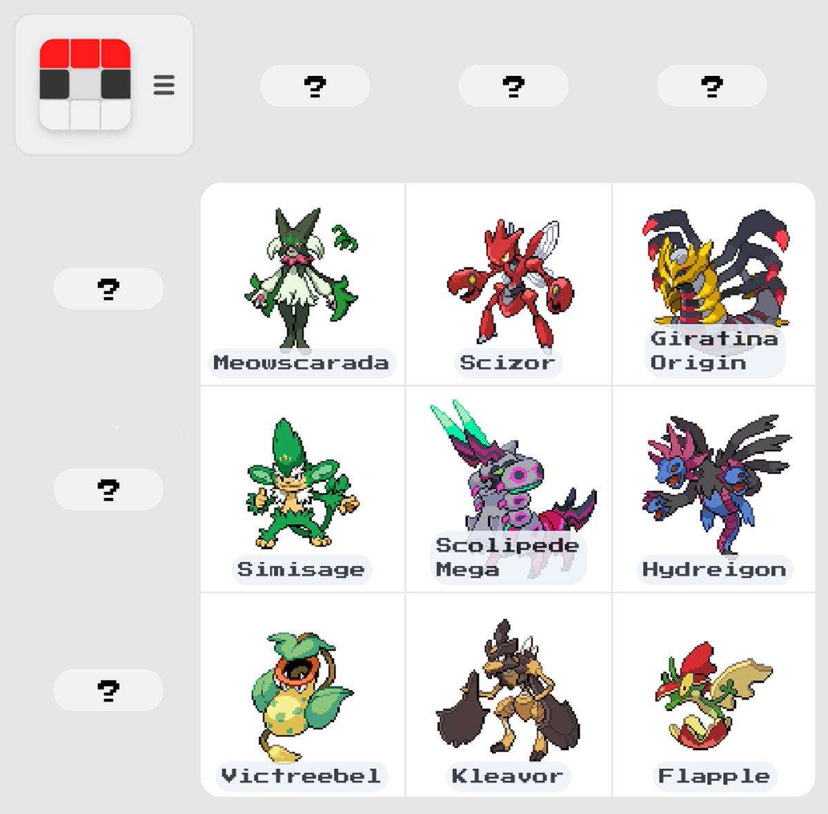 PokeDoku tweet media