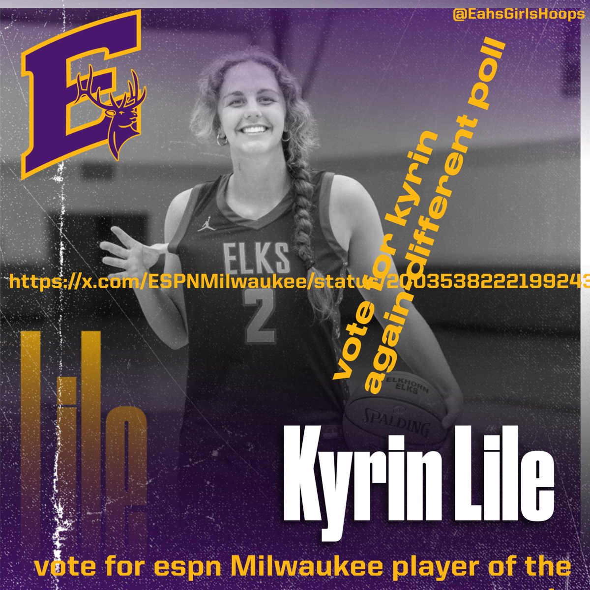 Different day, different poll.  This time, please vote for Kyrin for ESPN Milwaukee player of the week.  #goelks x.com/ESPNMilwaukee/…