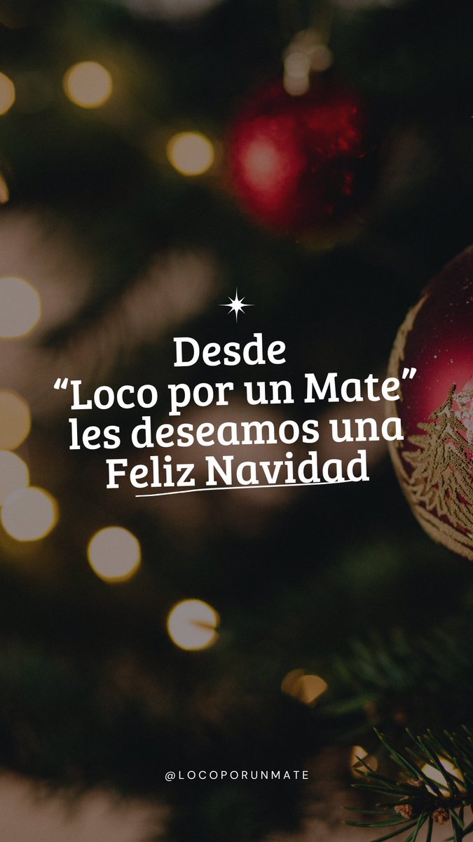 🎄 ¡Feliz Navidad para todos!

🤝🏻 Gracias a todos los que confiaron en “Loco por un Mate” para esta fecha tan especial.

#FelizNavidad #Navidad