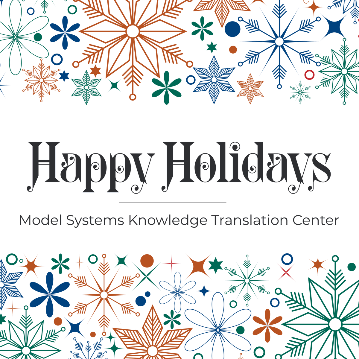 BURN_MS's tweet photo. Warm wishes for a peaceful holiday season from the MSKTC team. https://t.co/jlBHPudW6p