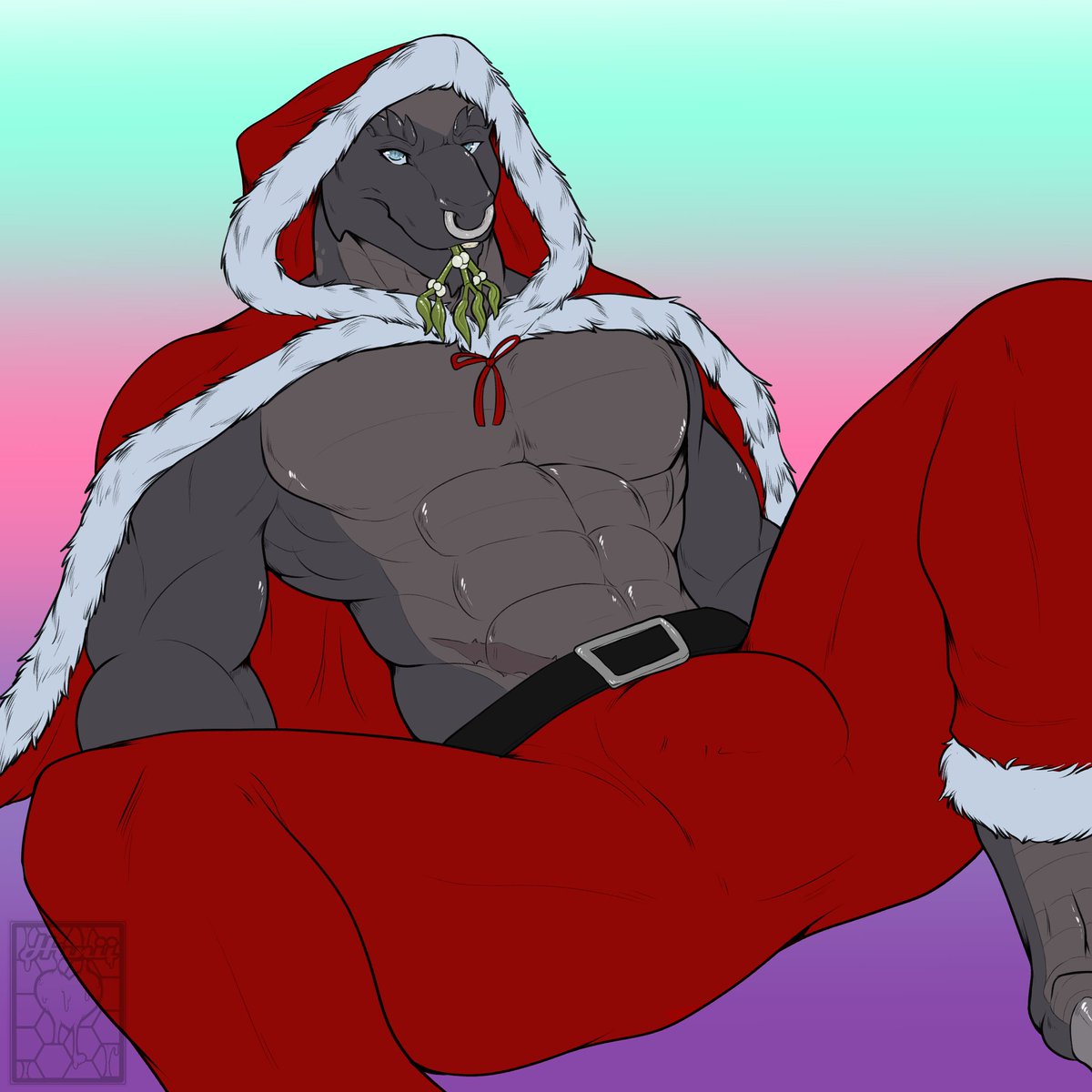 Adrax wishes you merry Christmas! Behave properly and you will get your present ;)

Comm by @/HuniiHeart