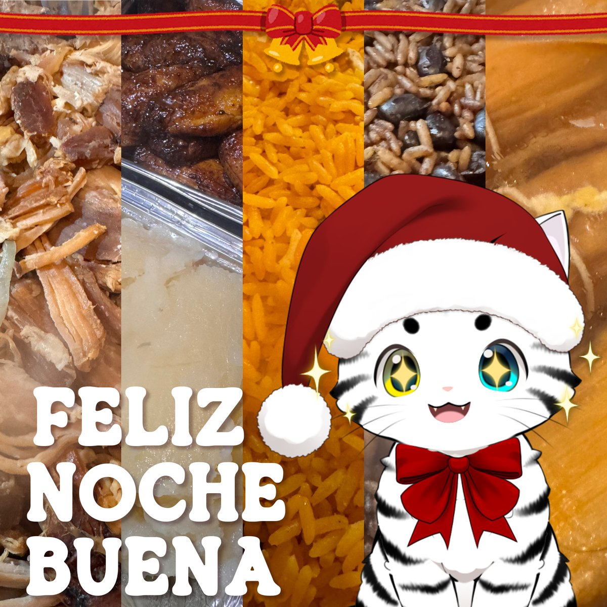 darkborneplus's tweet photo. FELIZ NOCHE BUENA! Hey Neophytes, yup we are definitely having Lechon Asado, Yuca, Maduros, Congri, Arroz con Lechon, and Pasteles... sooo excited for dinner!

#XmasEve #Nochebuena2025 #Furry #ENVtuber https://t.co/oTF2ziZuoo