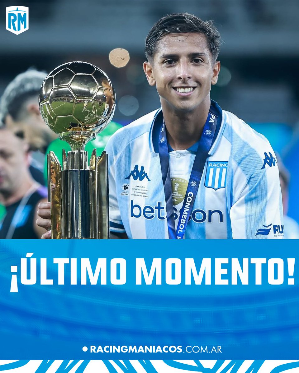 RacingManiacos's tweet image. ¡ÚLTIMO MOMENTO! ⚠️

‼️ Agustin Almendra quedó a un paso de ser refuerzo del #Necaxa de #Mexico. 

👉 El jugador manifestó su interés en ser transferido y todas las partes están de acuerdo en la salida.

¿QUÉ TE PARECE? 🤔