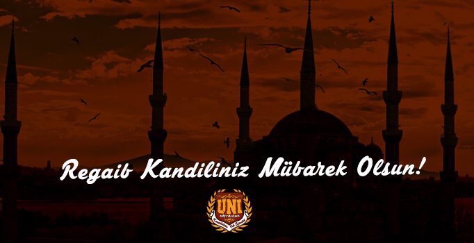 Tüm İslam Alemi’nin Regaip Kandilini kutlar, hayırlara vesile olmasını dileriz. #ultrAslanUNI