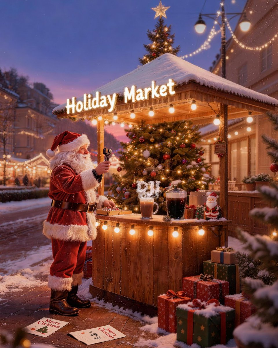 DJIGlobal's tweet image. Santa’s workshop looks normal… until you look closer 🎅👀 Compare the two pics — DJI gear is hiding somewhere. How fast can you find it? ⏱️

#DJI #ChristmasChallenge #SpotTheDifference #Creative #HolidayFun #djiosmo