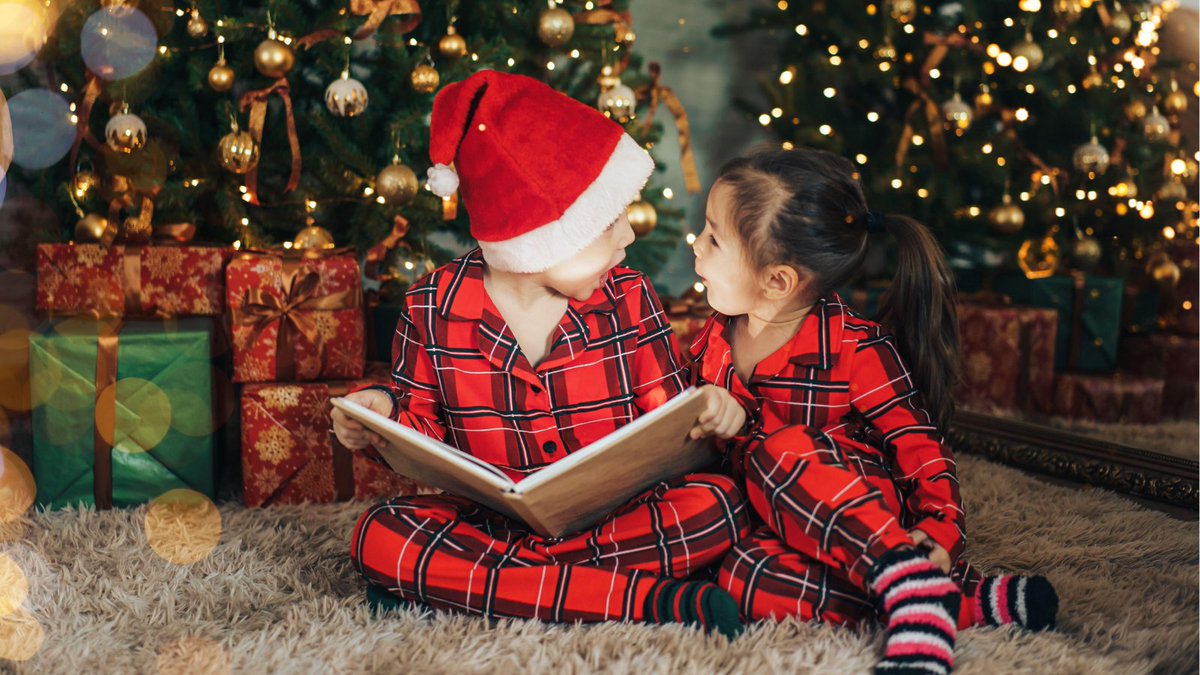 The magic of Christmas Eve is in the little moments ✨📖

Stories by the tree, laughter filling the room, and siblings sharing the joy of the season — these are the memories that last a lifetime.