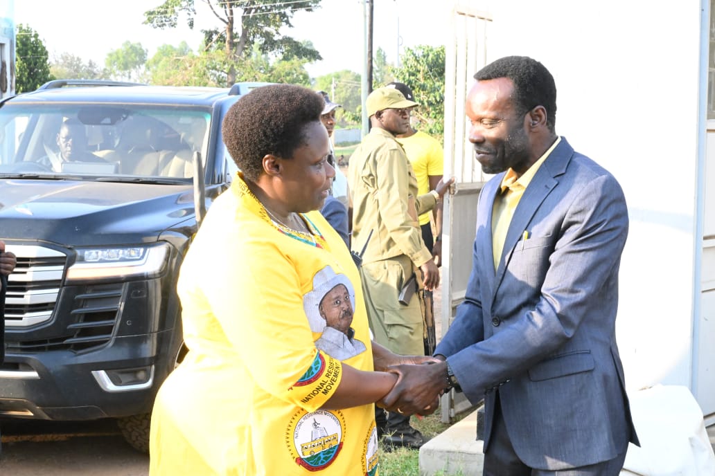 EchoduOfficial's tweet photo. Today, i joined my comrade the Vice President @jessica_alupo as she was declared unopposed for the position of Katakwi Woman Member of Parliament after her sole challenger, Angela Anuken, withdrew her candidature early this morning.
Ms. Anuken had opted to contest on an independent ticket after losing in the @NRMOnline primaries.That is the unity that has made @NRMOnline a solid mass party.
#ProtectingTheGains 
#Nrmnewenergy
