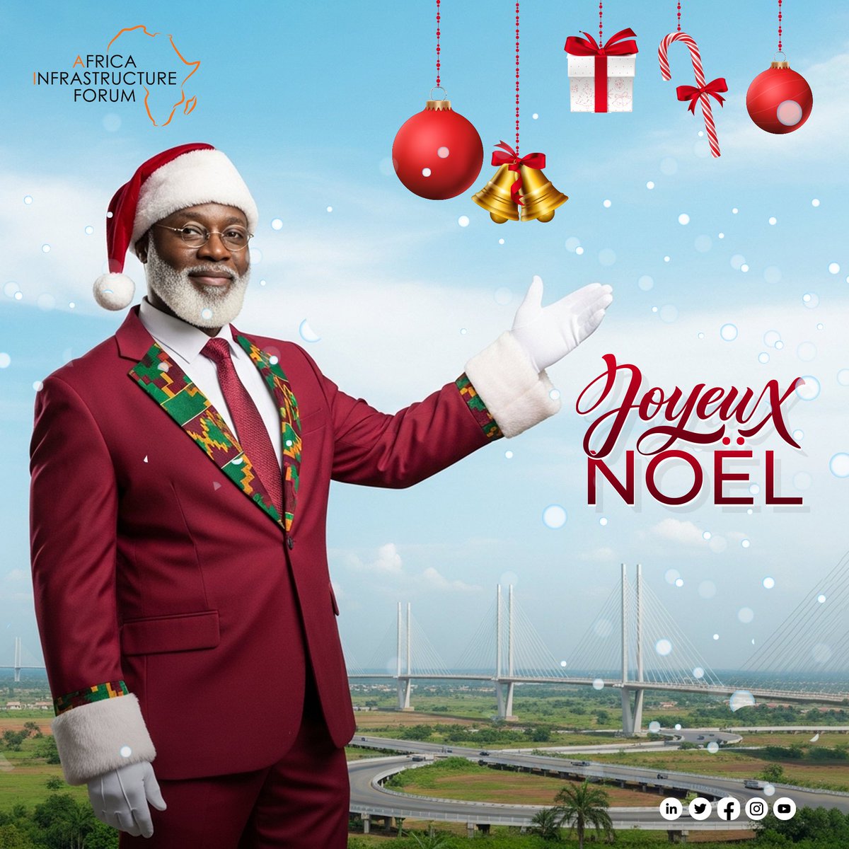 Aiforum2021's tweet photo. Joyeux Noël, nous adressons nos vœux les plus sincères à l’ensemble de la communauté chrétienne.
#AIF https://t.co/WIwxE8ySl8