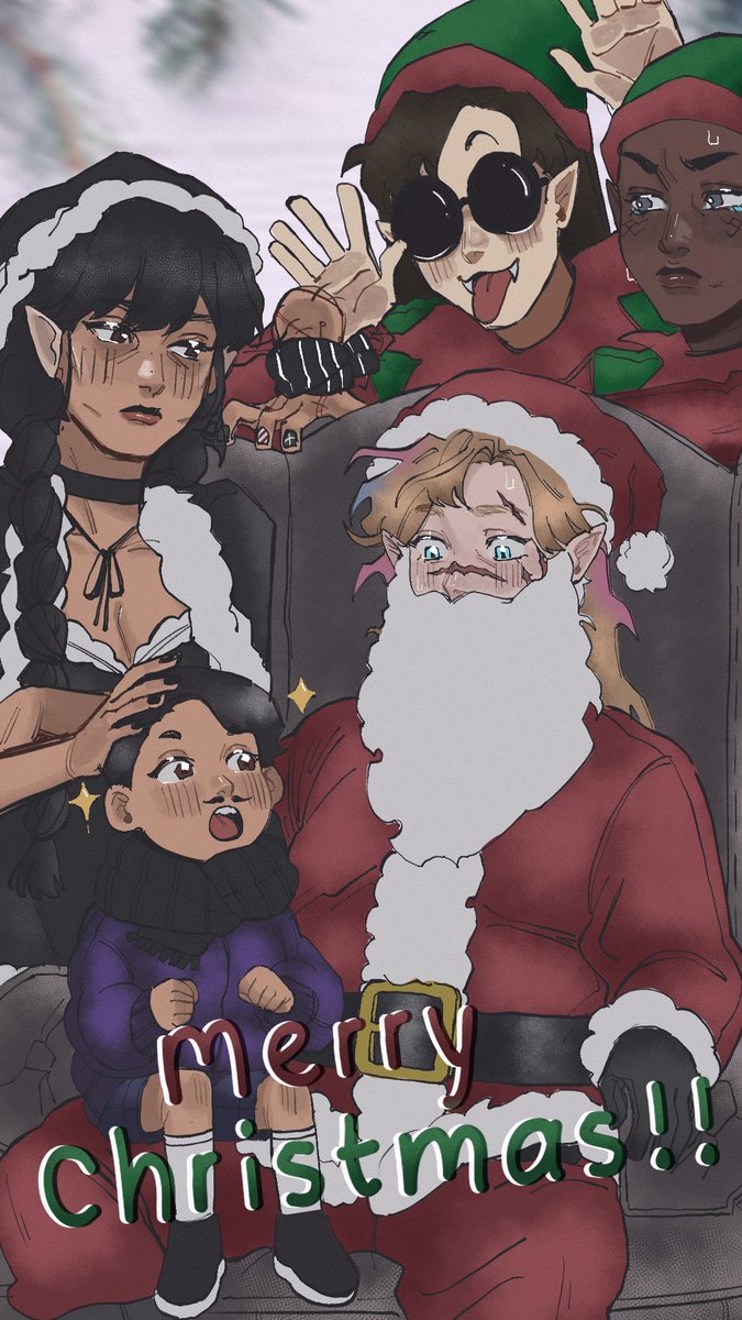 aandyxg_'s tweet image. Happy Holidays :&amp;gt;

#wenclair #MerryChristmas #fanart