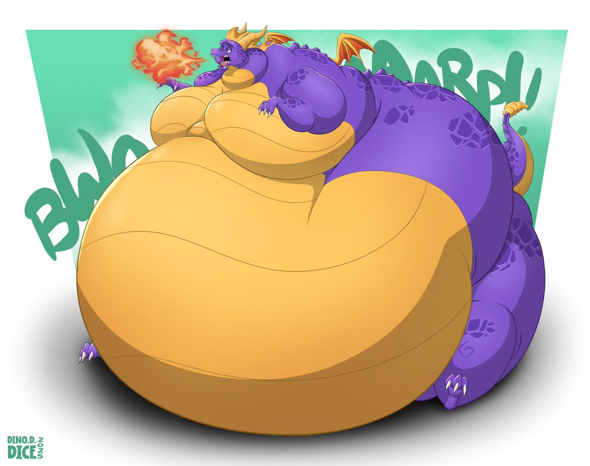 He uh... had a big lunch~ 🐑🐲

#fatfur #fatfurry