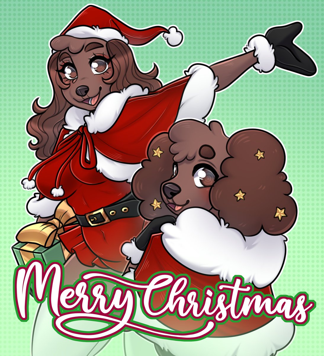 CristimSFW's tweet photo. Merry Christmas!🎄🎅🎁
#Christmas #furryart #digitalart https://t.co/ls7MkQNWvf
