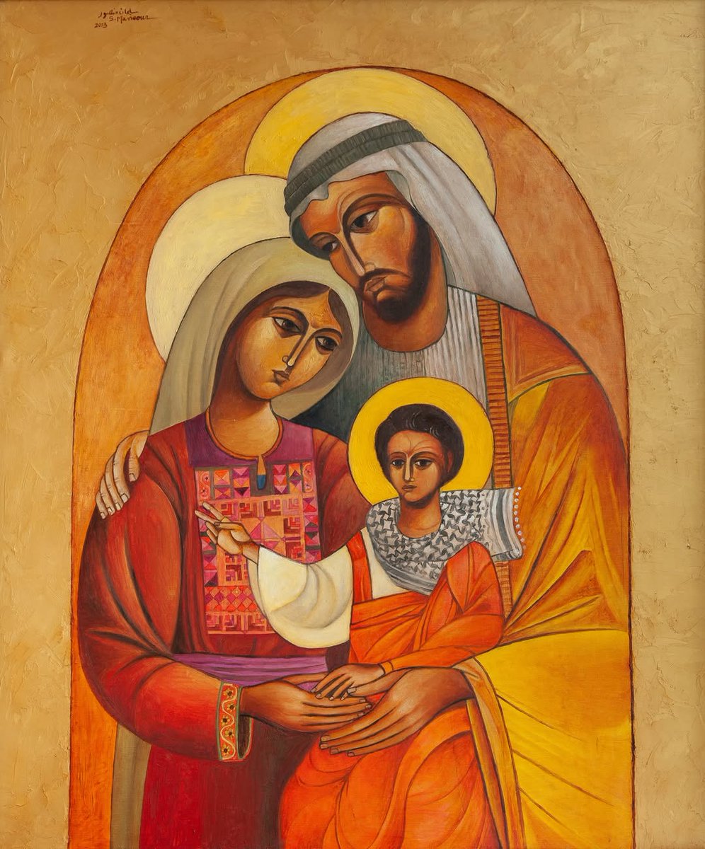 menavisualss's tweet image. 'Holy family, 2013'

by Palestinian artist Sliman Mansour