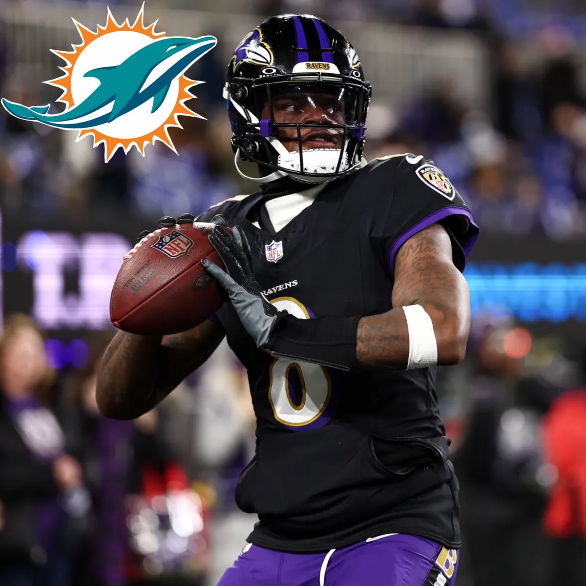 BussinWTB's tweet image. Lamar Jackson being traded isn’t out of the question, per @baltimoresun — and the Dolphins are rumored to be a leading suitor 👀