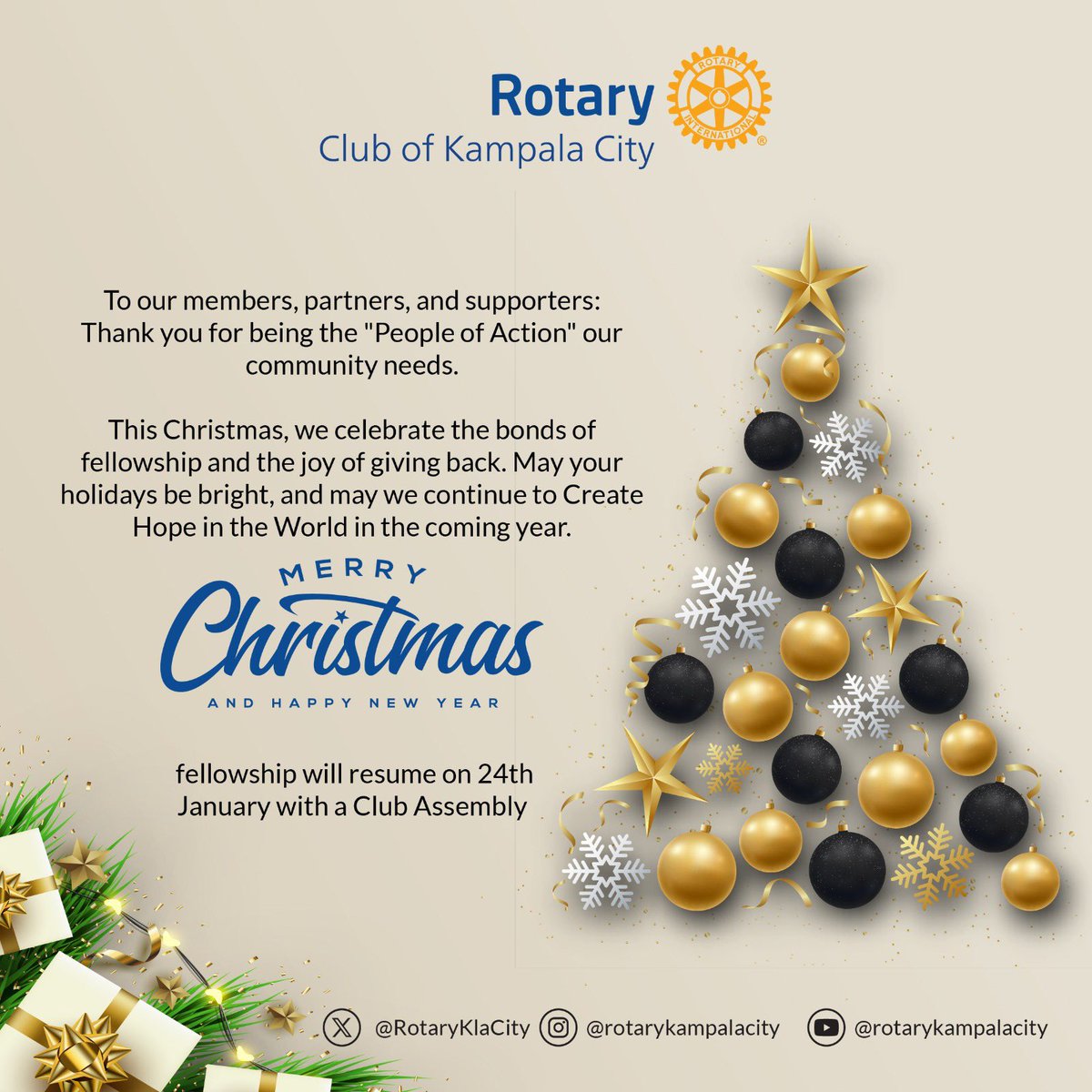 Rotary Club of Kampala City tweet media