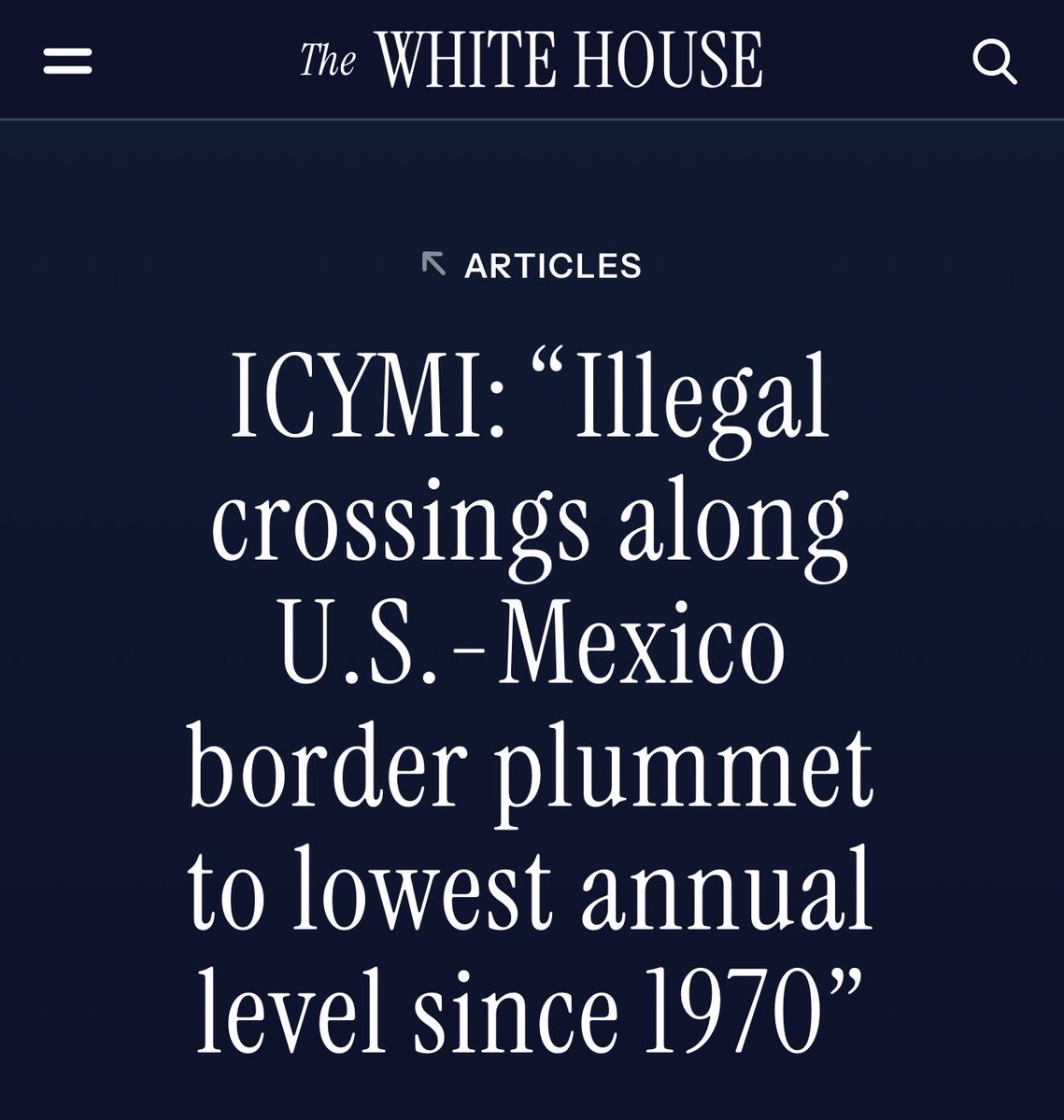 dbongino's tweet image. -Crime rates at historic lows.
-The murder rate at a historic low.
-Illegal border crossings at the lowest levels in decades.
-Peace deals emerging around the world. 

Merry Christmas from the Trump Administration. 🎄