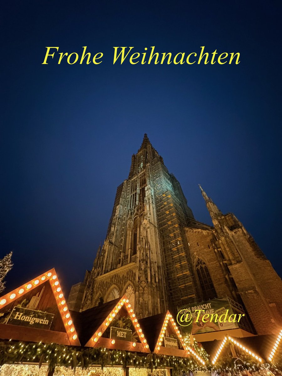 Tendar's tweet image. Frohe Weihnachten aus Deutschland!

Merry Christmas from Germany!