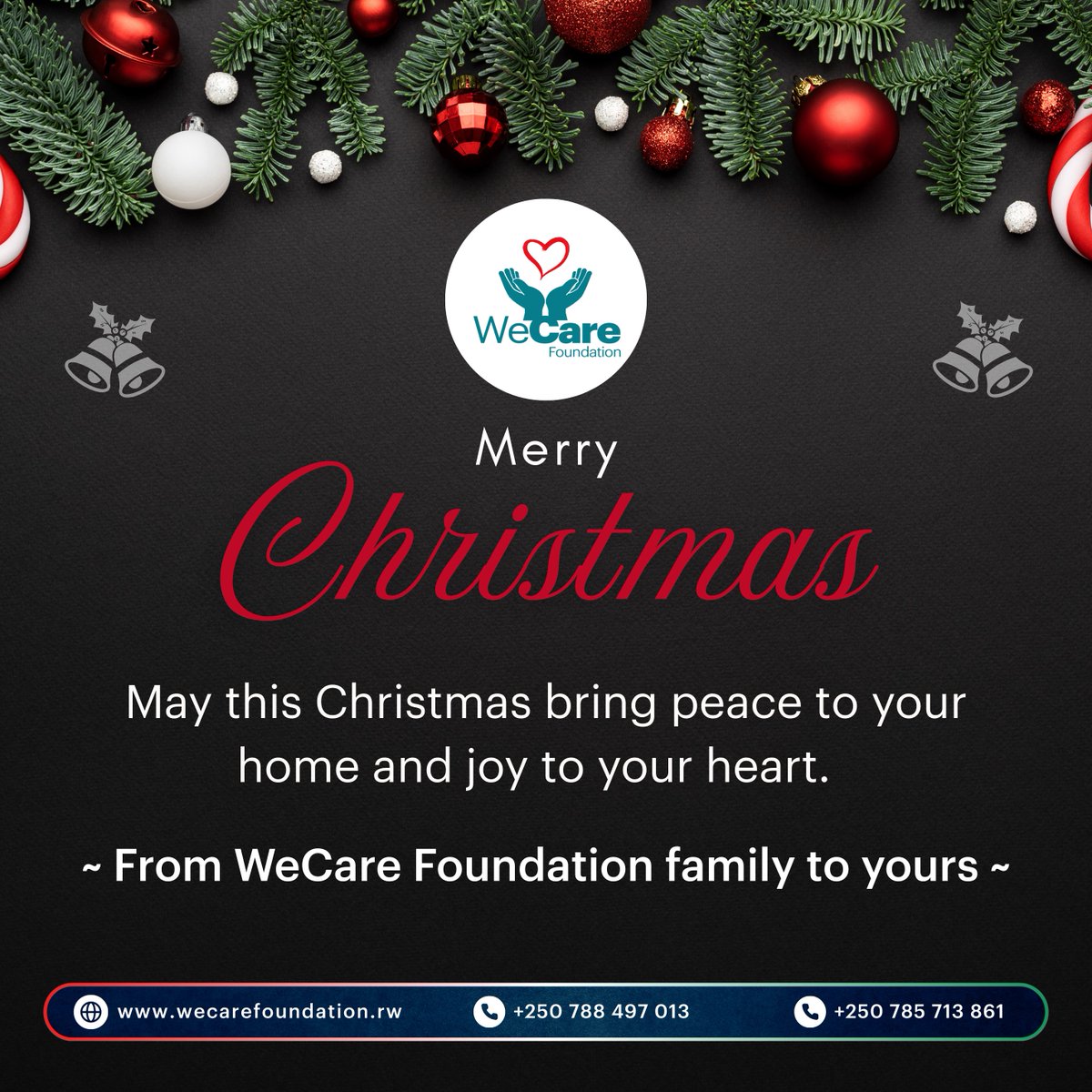 WeCare_RW's tweet photo. The acts of kindness that bring us together embody the essence of Christmas. As we celebrate, WeCare Foundation continues to bring hope to patients and families in our community through compassion. May you feel love and give joy today. https://t.co/NvYcVnRYiI