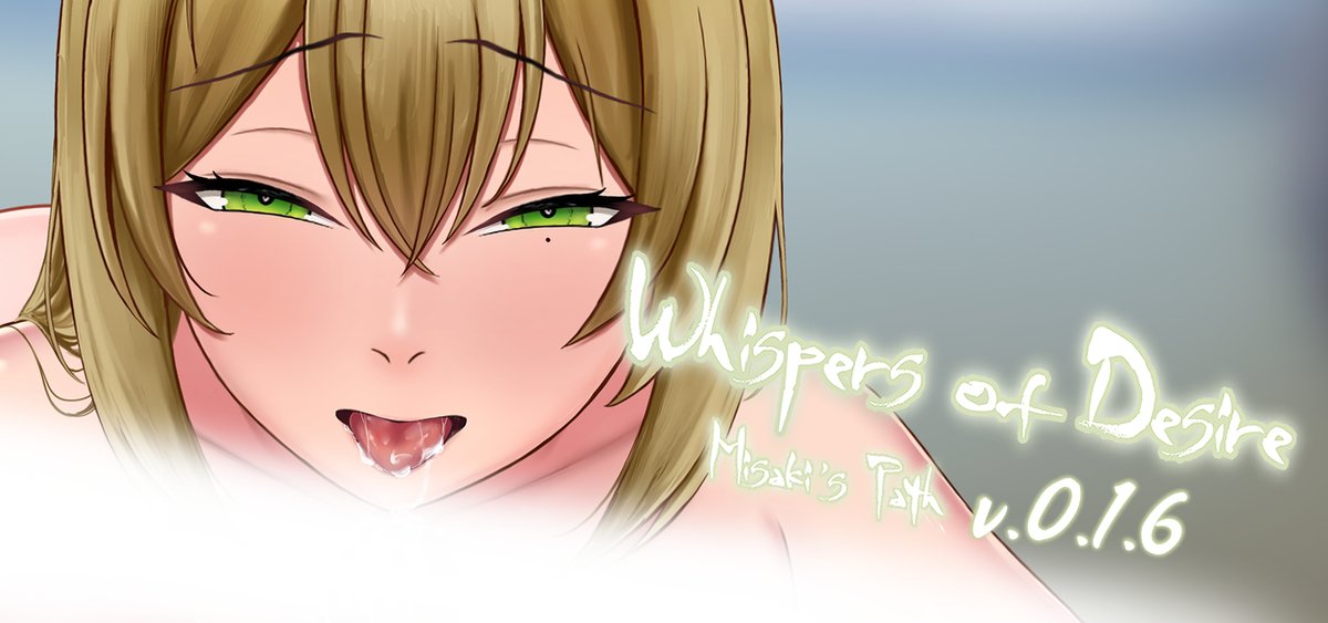 regoldy18's tweet photo. 🎄Whispers of Desire: Misaki's Patch v.0.1.6/ v. 0.1.5 public version. Content update information and release schedule.🎄

Hi everyone! Merry Christmas .˚⊹.🎄

Thank you all for your support and patience! In this version, Takeshi's route advances further. The plot follows Misaki's daily life with Takeshi, showing the evolution of their relationship and the internal changes she undergoes as the story begins to warp.

v.0.1.6 Content+

Added 4,000 words (61,000-word count)

Added 2 animation H-scene (Misaki-Takeshi)

Added 4 H-illustrations scene (Misaki-Takeshi)

A minor UI update.

Schedule+

Whispers of Desire: Misaki's Path v.0.1.6 is out! for Game Fan and higher Tier now! (link in proflie)

The game's next version v.0.1.6 will be available on December 30 UTC+0 for Gaming Enthusiast Tier.

The public version of the game v.0.1.5 public will be available on December 31 UTC+0.

Thanks for your support

regoldy