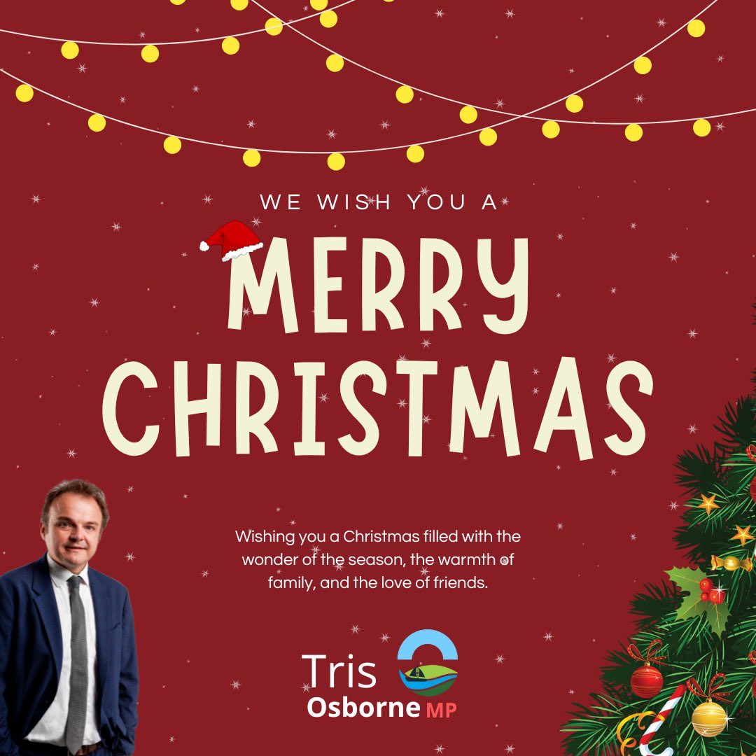 Trisonomics's tweet image. I’d like to wish everybody in [your constituency] a very merry Christmas and a prosperous New Year.

Inflation is falling and Labour will work tirelessly for a better future for you and your family.

Best wishes from [your name].
