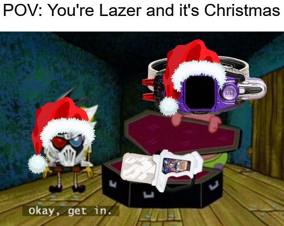 YokaiRiderVT's tweet photo. IT’S A KAMEN RIDER CHRISTMAS TRAGEDY‼️ https://t.co/YnohPl7Y6z