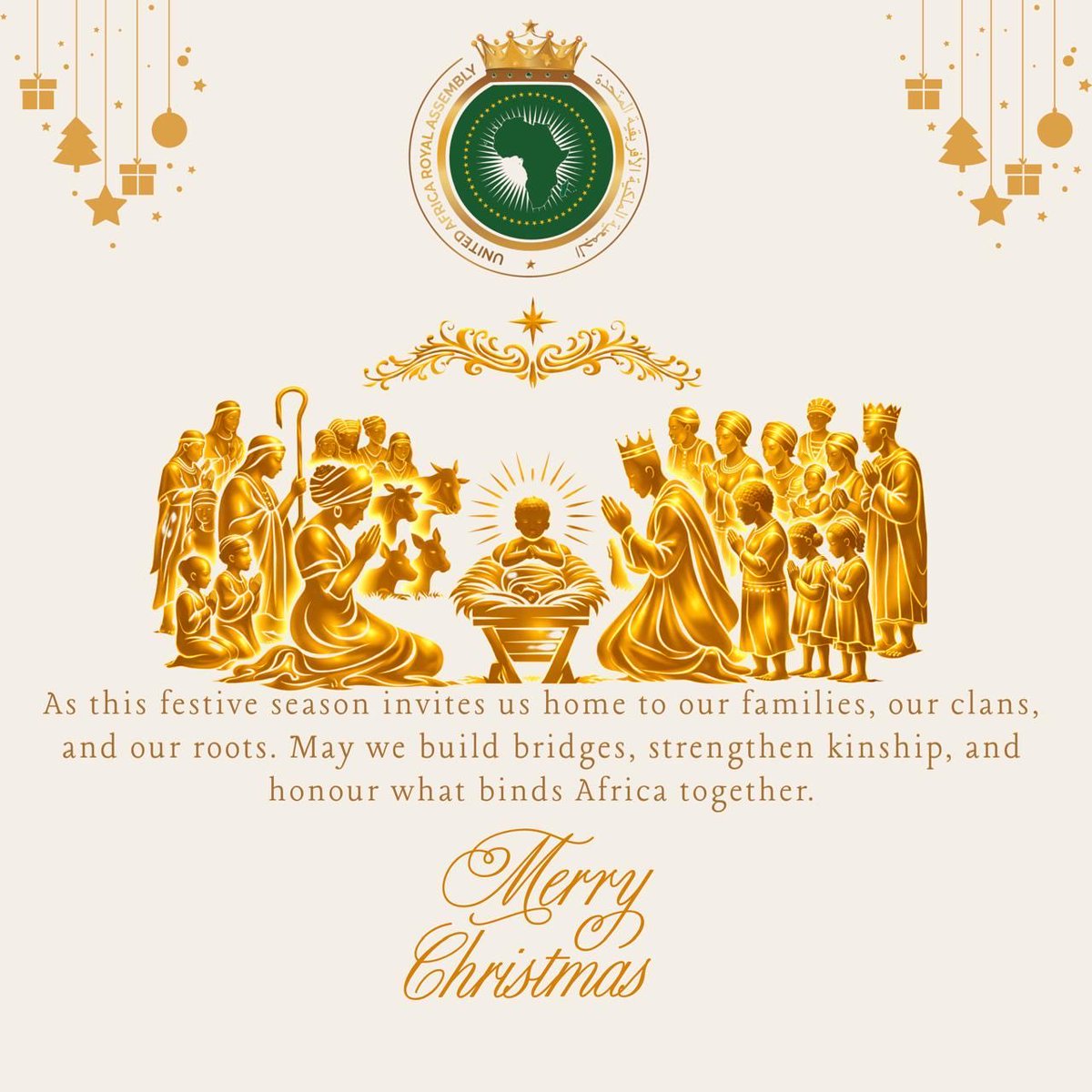✨The United Africa Royal Assembly Wishes You A Merry Christmas and Happy New Year ✨