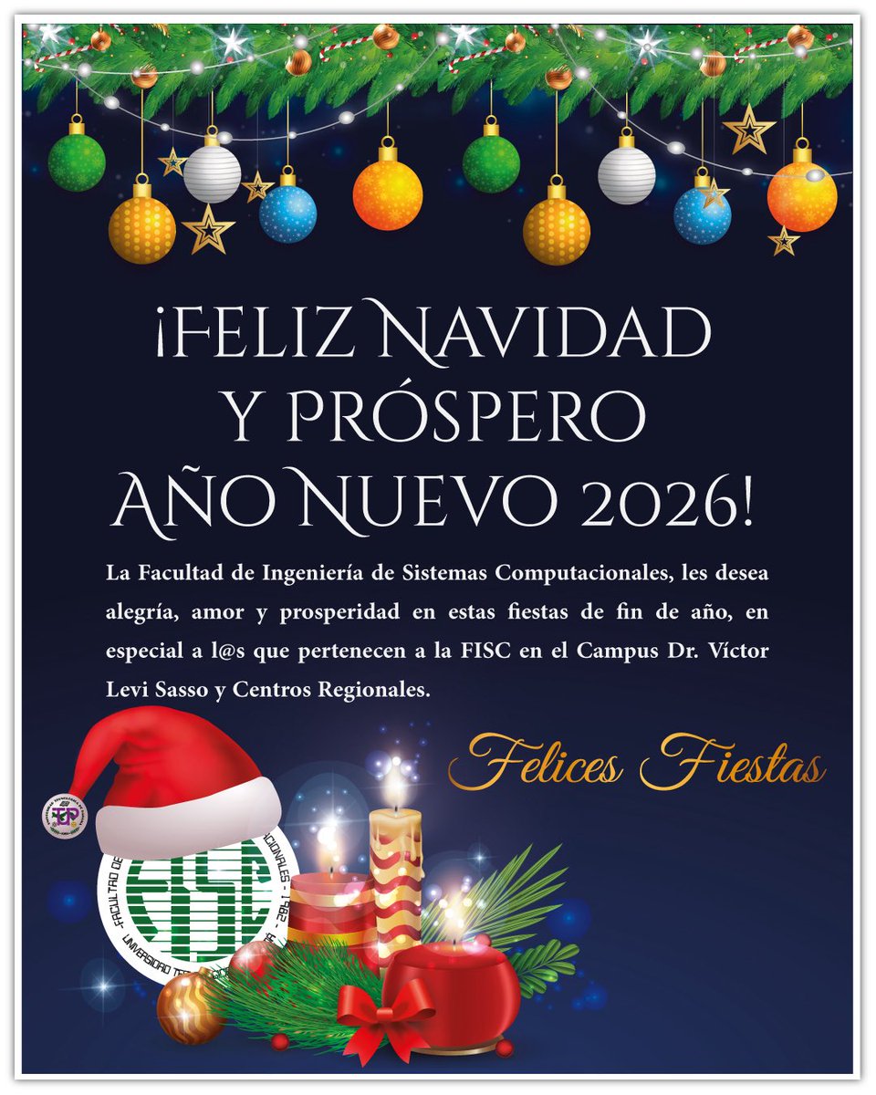 Facultad de Ingeniería de Sistemas Computacionales tweet media