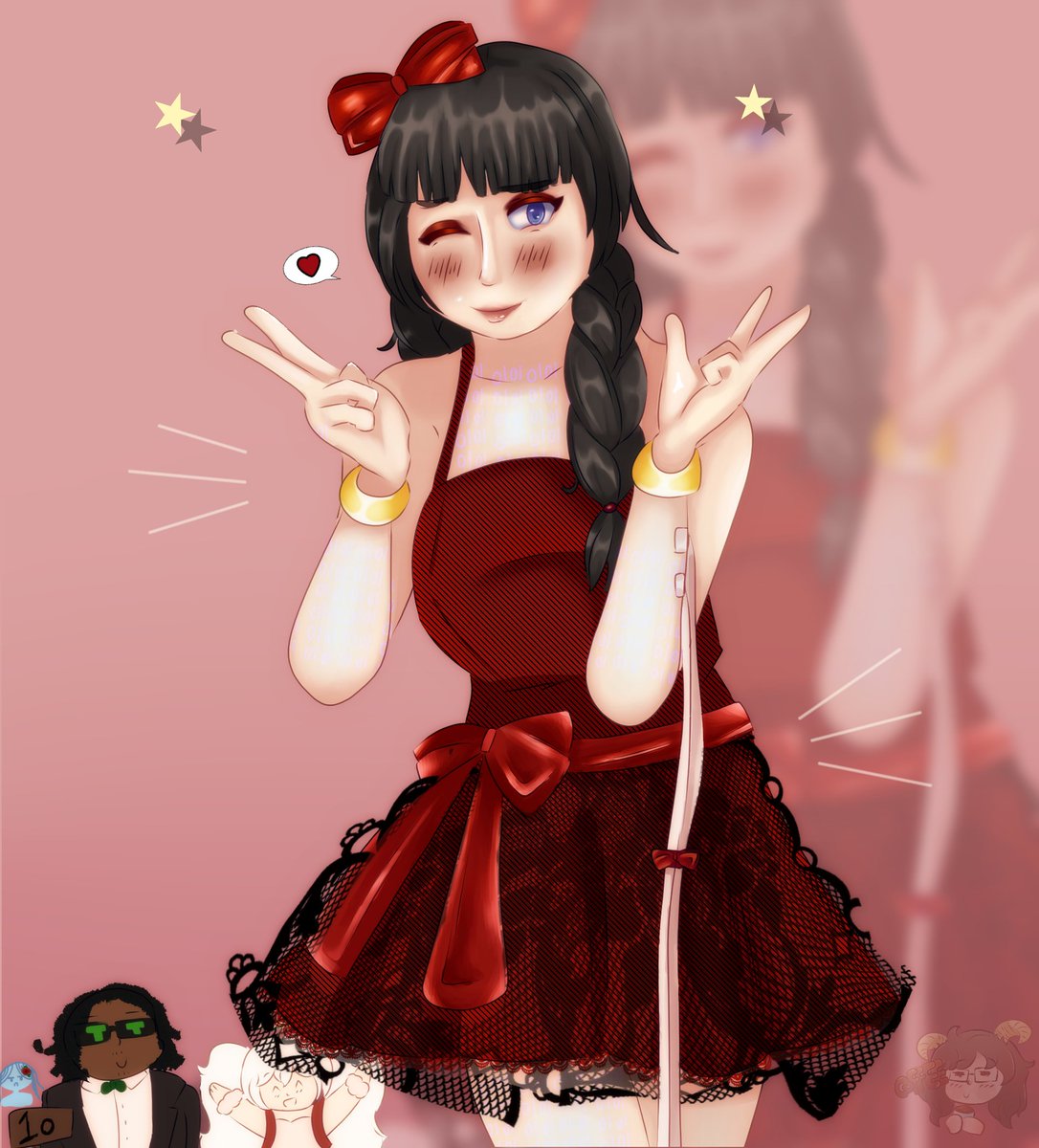 C0ffeeeeeeee's tweet photo. Girl talk but she's going to a early 2010s prom:
#lostwave #digitalart https://t.co/lZtKC41kqF
